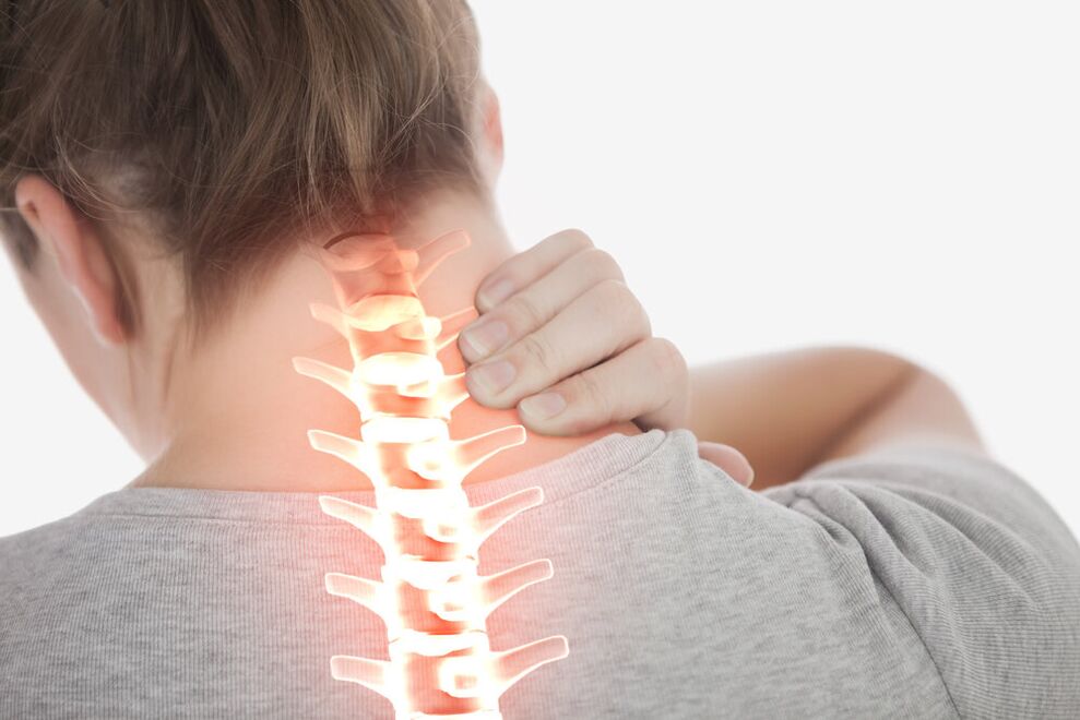 bolečine v vratu z osteohondrozo